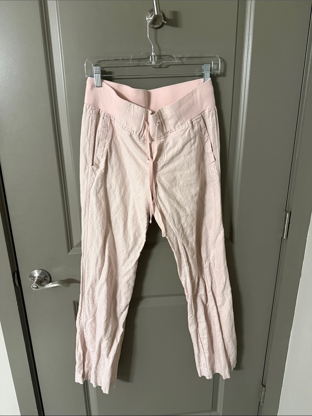 y2k Light Pink Drawstring Lounge Pants